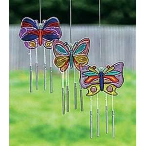  Butterfly Suncatcher Wind Chimes (1 dz) Toys & Games