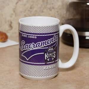  NBA Sacramento Kings 15oz. Ceramic Jersey Mug Sports 