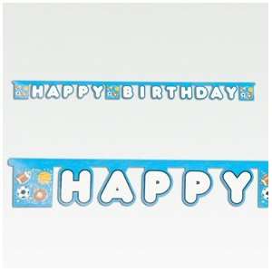  SALE Happy Birthday  Sports Jointed Banner SALE Toys 