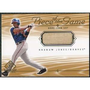   Bat Edition Piece of the Game #AJ Andruw Jones Sports Collectibles
