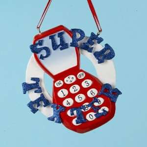 Club Pack of 12 Super Texter Cell Phone Christmas Ornaments for 