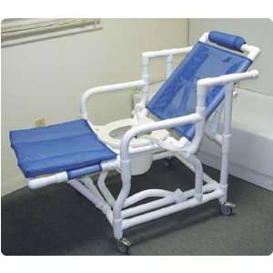   Reclining Shower/Commode Chair Padded Leg Extension, 231/2W x 16D