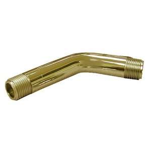  Plumbest S03 030 Bent Shower Arm, Polished Brass