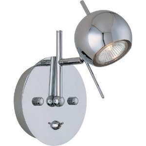   METAL WALL LAMP, CHROME TYPE MR 16 20W by Lite Source Home