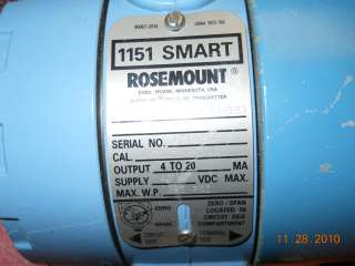 Rosemount 1151 Smart Pressure Transmitter with 2 sensor  