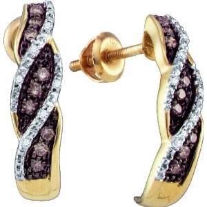  Delightful Earrings Beautifully Crafted in 10K Two Tone 
