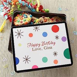  Birthday Treats Personalized Gift Tins