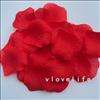 1000 Deep Red Silk Rose Petals Wedding Flower Favors  