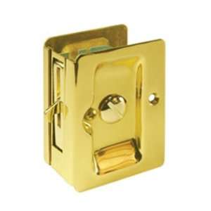   Heavy Duty Pocket Door Locks 3 1/4 x 2 1/4 Solid Brass Heavy Duty Ad