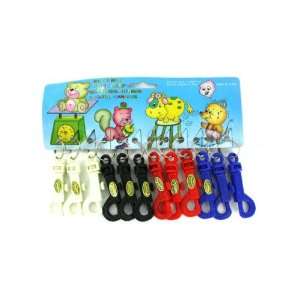  plastic hook keychain  12 per card   Pack of 24
