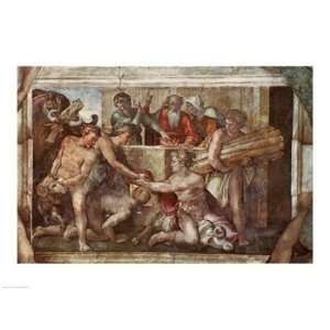  Sistine Chapel Ceiling Noah After the Flood   Poster by 