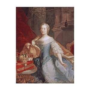  Empress Maria Theresa by Johann Gottfrie Auerbach. Size 16 