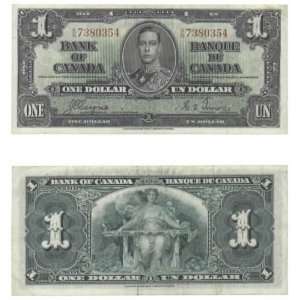  Canada 1937 1 Dollar, Pick 58e 