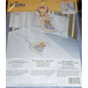   Blossom Bear Sheet and Pillowcase Set #43417 Arts, Crafts & Sewing
