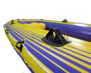 Description of Intex Challenger 4 Four Man Inflatable Boat with  Oars
