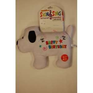  SIGN & SING HAPPY BIRTH DAY DOG Toys & Games
