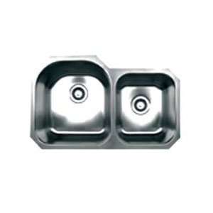 Whitehaus Noah Collection Sink WHNDBU3320 Brushed Stainless Steel