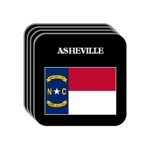 US State Flag   ASHEVILLE, North Carolina (NC) Set of 4 Mini Mousepad 