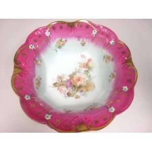  Vintage RS Prussia Scalloped Bowl