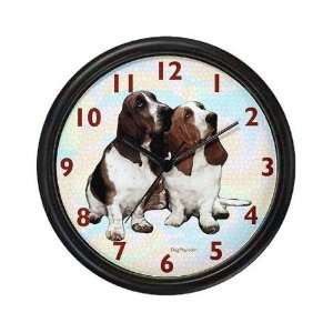  Bassett Hound Pets Wall Clock by 