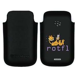  Garfield ROTFL on BlackBerry Leather Pocket Case  