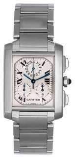 Cartier Tank Francaise Chronograph Mens Watch W51001Q3  