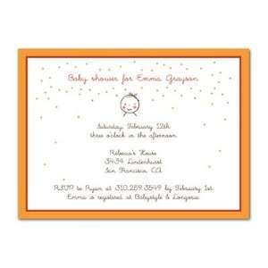    Baby Shower Invitations   Rosy Cheeks Girl By Petite Alma Baby