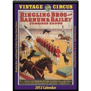  Vintage Circus Posters 2012 Wall Calendar