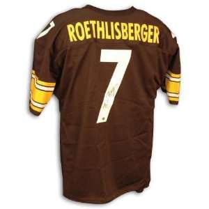  Ben Roethlisberger Steelers Black Throwback Jersey with 