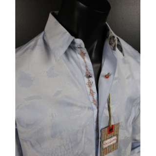NWT Mens Button up Woven Robert Graham RENAULT LIMITED EDITION GHOST 