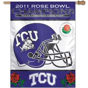  Wincraft Tcu Horned Frogs Rose Bowl Champion 27X37 