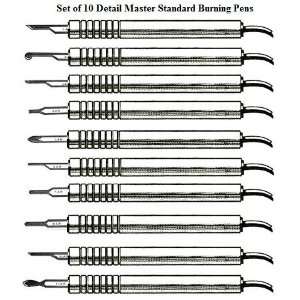   STD A   Set of 10   Detail Master Standard Handpieces with Fixed Tips
