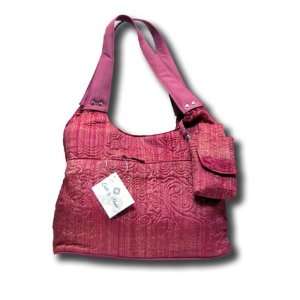   Quilts Quilted Raspberry Ice Roomy Handbag 52792 