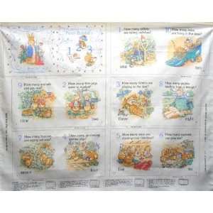  45 Wide Beatrix Potters 123 Story Book Fabric By The 
