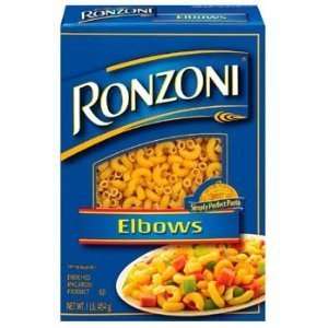 Ronzoni Elbows Pasta 16 Oz (Pack of 10)  Grocery & Gourmet 