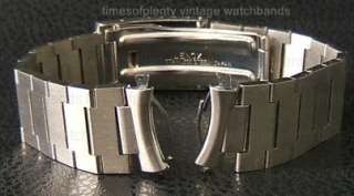NOS Lenox 17mm Stainless Solid Link Deploy Watch Band  