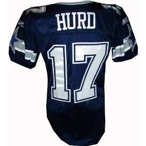  Sam Hurd #17 Cowboys Game Issued Navy Jersey (Size 46 