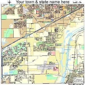  Street & Road Map of Romeoville, Illinois IL   Printed 