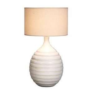  Set 2 Designer Round Table Lamps 22 Ivory Color Shade 