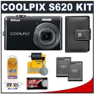  Nikon Coolpix S620 12 Megapixel Digital Camera (Jet Black 