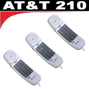   210 White Trimline Phone with Memory Dialing (3 Pack) Electronics