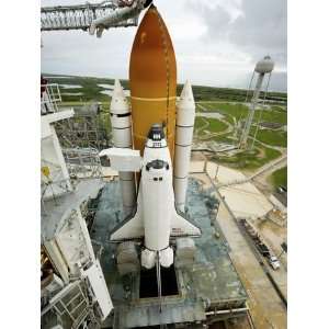  Space Shuttle Atlantis on the Launch Pad at Kennedy Space 