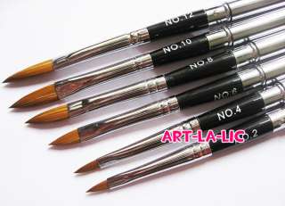 Acrylic Nail Art Brush Pen Detachable Lid Hideaway  
