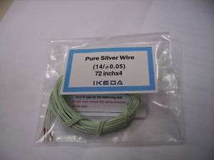 Ikeda Silver Wired Inner Tonearm Cable 72 x 4 pieces  