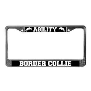  Border Collie Agility Pets License Plate Frame by 