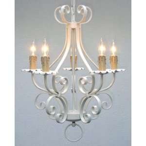  WROUGHT IRON CHANDELIER