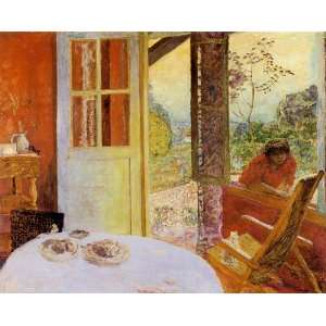  CANVAS Dinning in the Country 1913 by Pierre Bonnard 22 X 