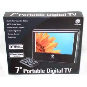  Digital Labs 7 Portable Digital LCD TV   Black (DT191SA 