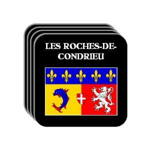 Rhone Alpes   LES ROCHES DE CONDRIEU Set of 4 Mini Mousepad Coasters