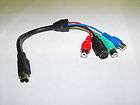 RGB Scart to Composite 3RCA S Video AV TV Audio Adapter